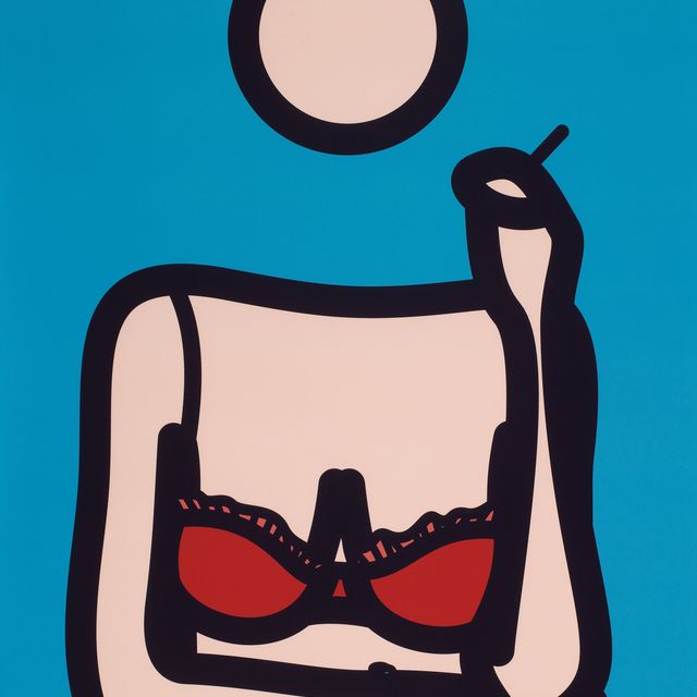 Julian Opie — Рут с сигаретой 4