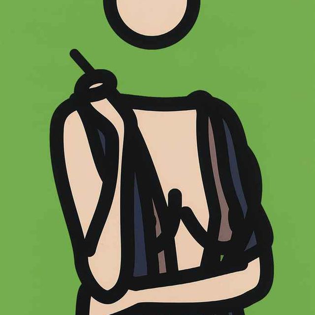 Julian Opie — Рут с сигаретой, 5