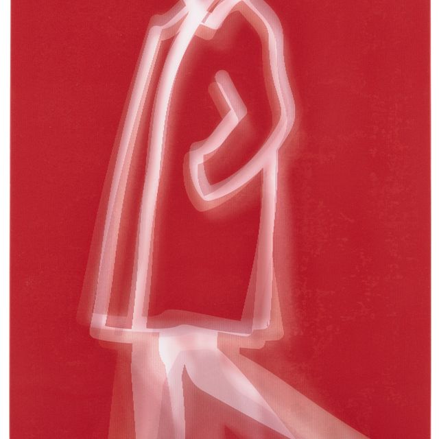Julian Opie — Кудрявые волосы, от: Старых уличных бродяг
