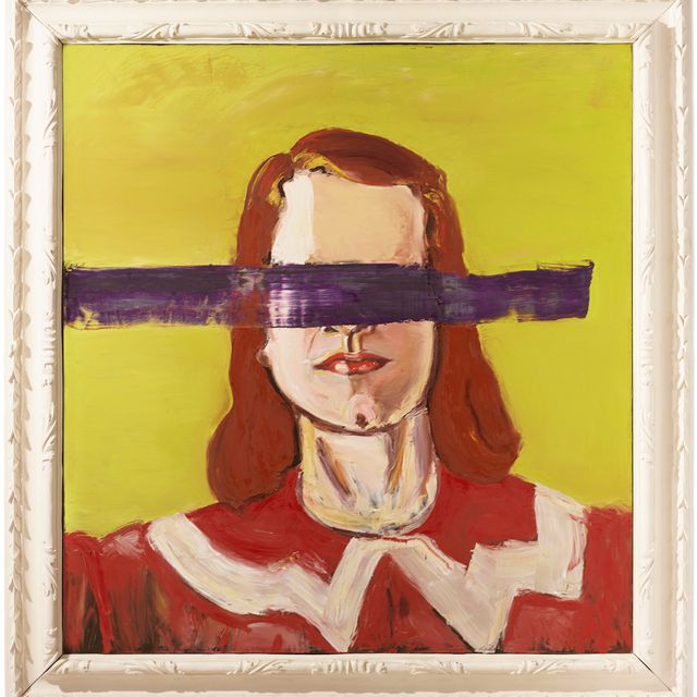 Julian Schnabel — Без названия (Девушка без глаз)