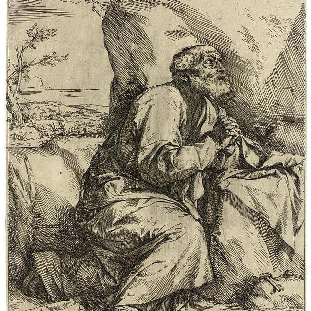 Jusepe de Ribera — Покаяние святого Петра (Бартш, 7; Браун, 6)