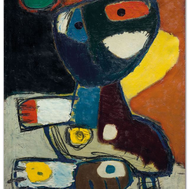 Karel Appel — Ребенок с зеленым мячом