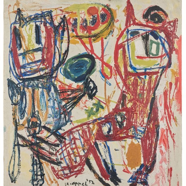 Karel Appel — Личный состав авек чиен