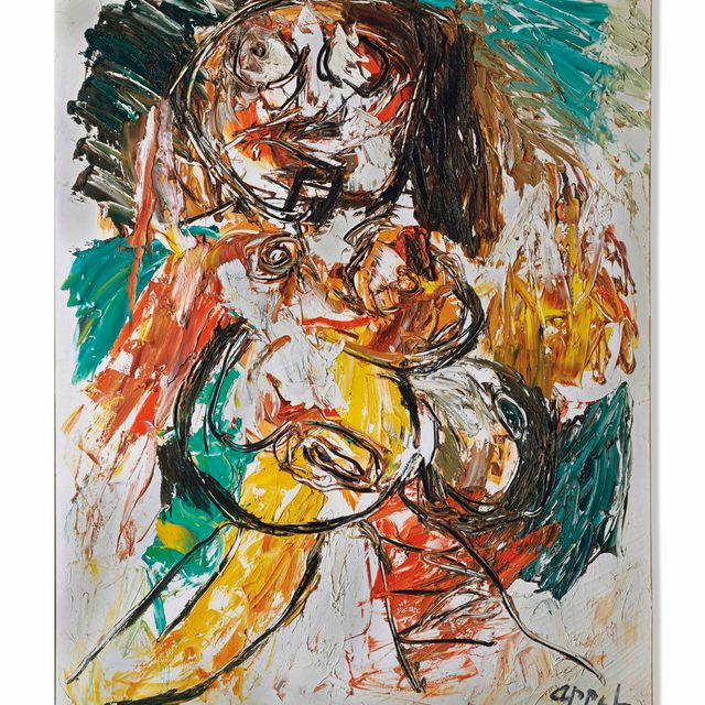 Karel Appel — Обнаженная (серия "Обнаженная")