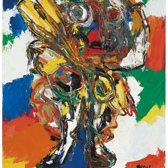 Karel Appel — Девушка-цветок