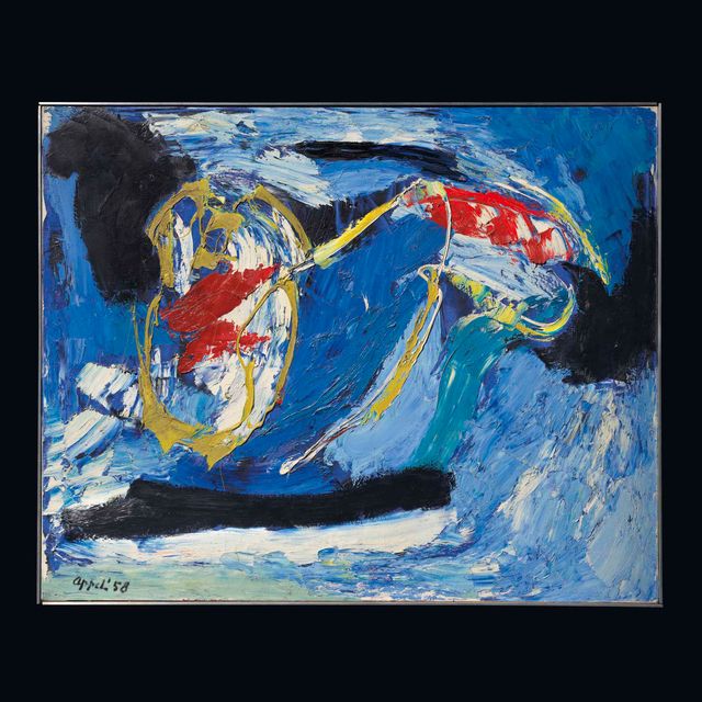 Karel Appel — Кавалер Блю (Синий всадник)