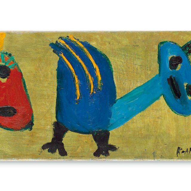 Karel Appel — Без названия (Kinderschilderij) (Детский рисунок)