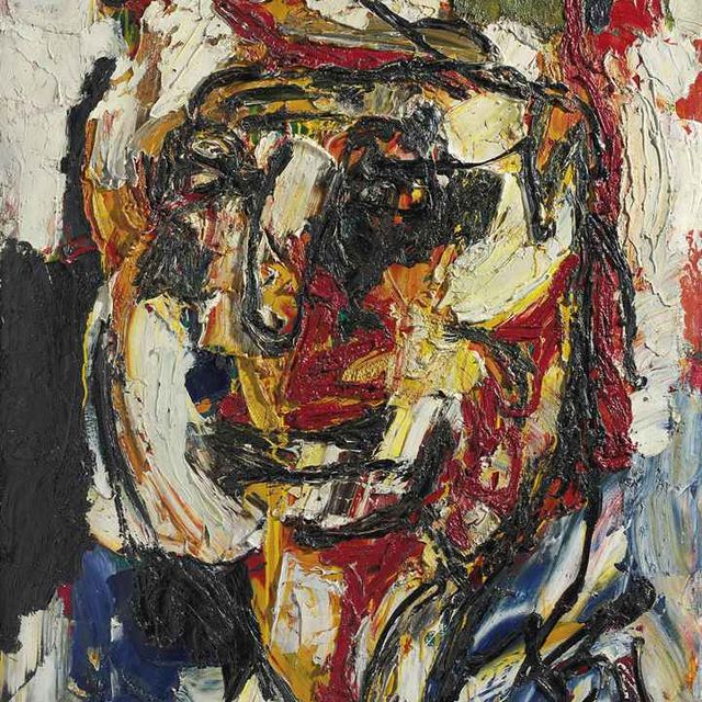 Karel Appel — Портрет Эммануэля Лутена