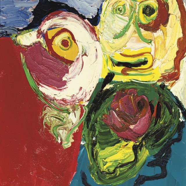 Karel Appel — Персонажи и роза