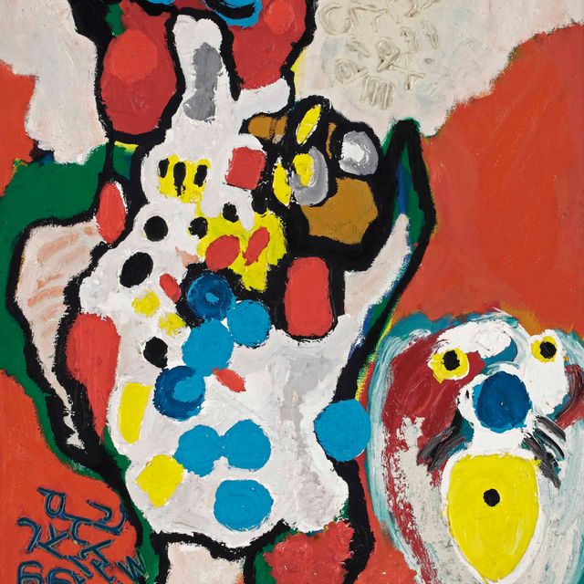 Karel Appel — Поедание всего мира (персонажами)