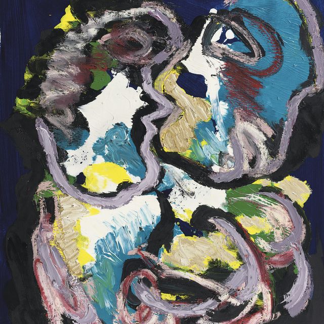 Karel Appel — Прижаться друг к другу № 8 (Поцелуй)
