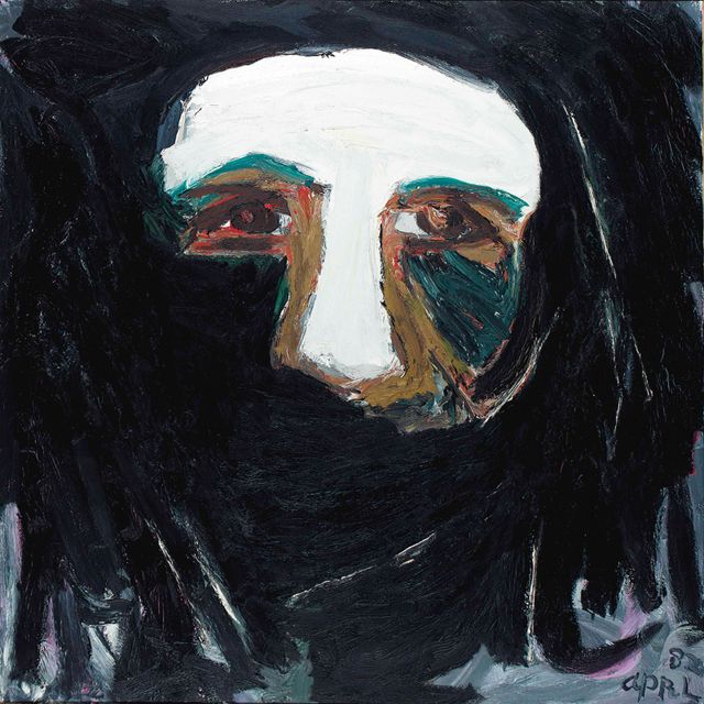 Karel Appel — Портрет Гертруды Стайн