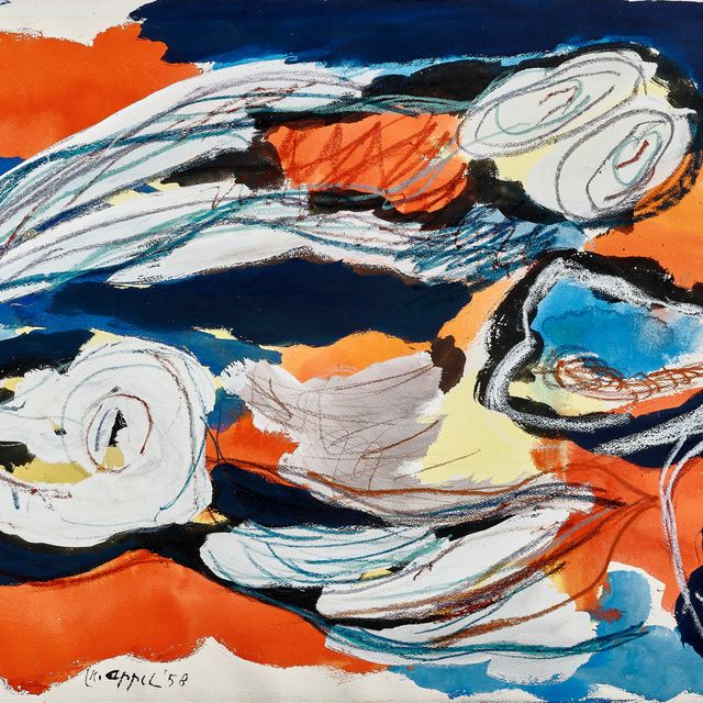 Karel Appel — Vol Oiseaux (Летящая птица)
