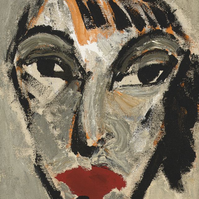 Karel Appel — Портрет Нины Абрамс