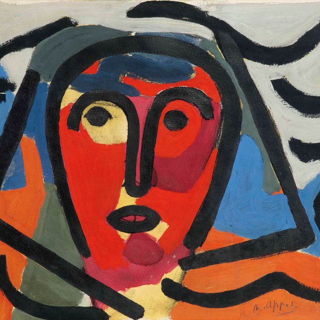 Karel Appel — Портрет ван Тони
