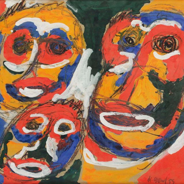 Karel Appel — Трое наедине
