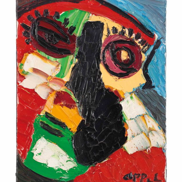 Karel Appel — Геваллен Хофд (Упавшая голова)