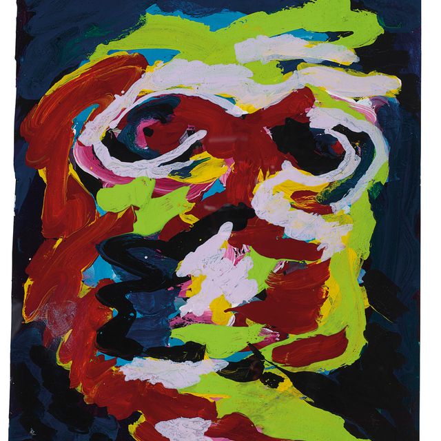 Karel Appel — Голова мужчины