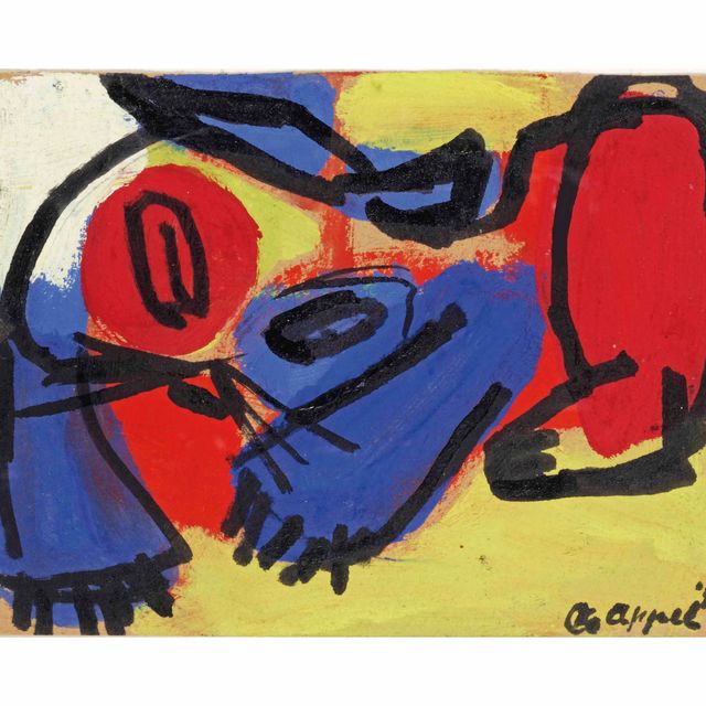 Karel Appel — Без названия (Прекрасная Анна)