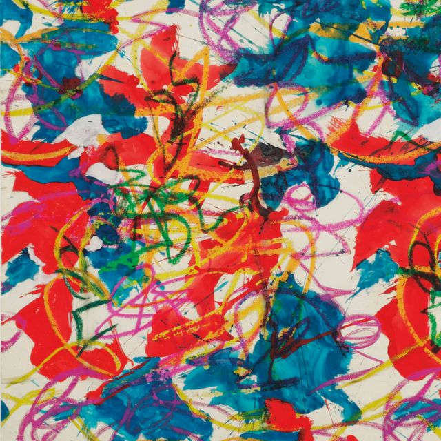 Karel Appel — Без названия (Дизайн для ткани)