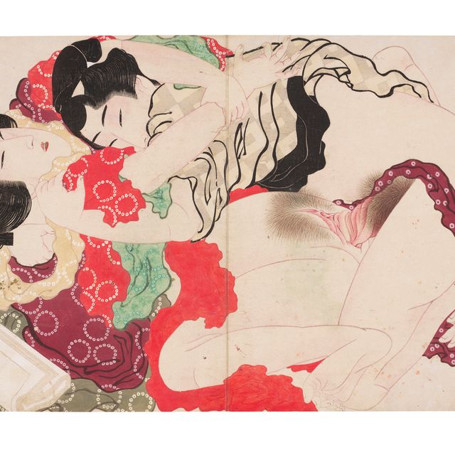 Katsushika Hokusai — Десять эротических иллюстраций