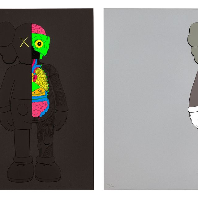 KAWS — Препарированный компаньон (серый и черный)