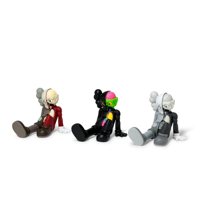 KAWS — Компаньон (место для отдыха) (Красный, черный и серый)