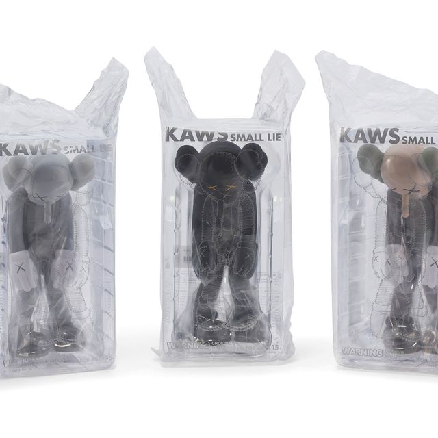 KAWS — Маленькая ложь (коричневый, черный и серый)