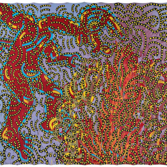 Keith Haring — Моисей и неопалимая купина