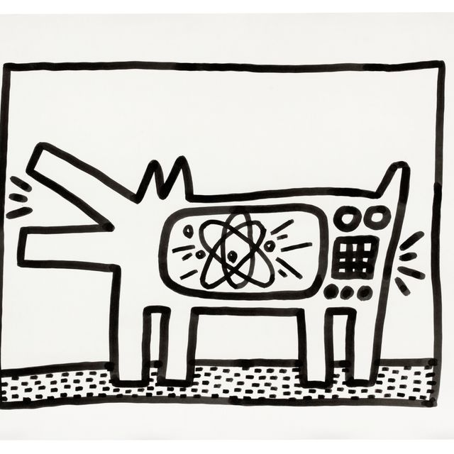 Keith Haring — Телевизионная собака