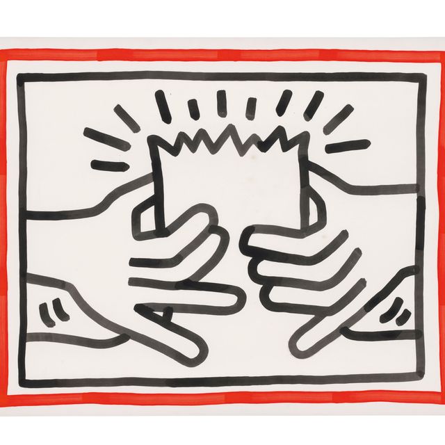 Keith Haring — Разбитая голова