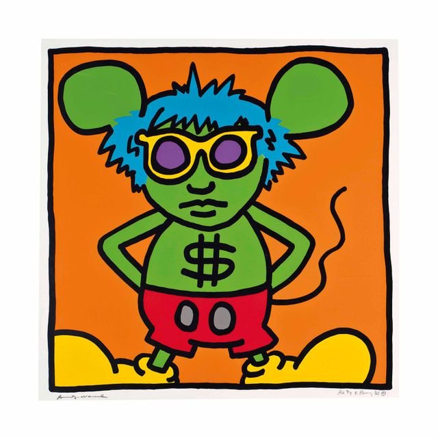 Keith Haring — Энди Маус: одна тарелка