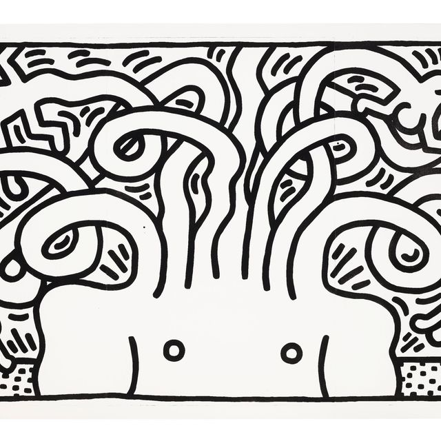 Keith Haring — Голова Медузы