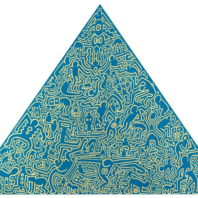 Keith Haring — Пирамиды : один отпечаток