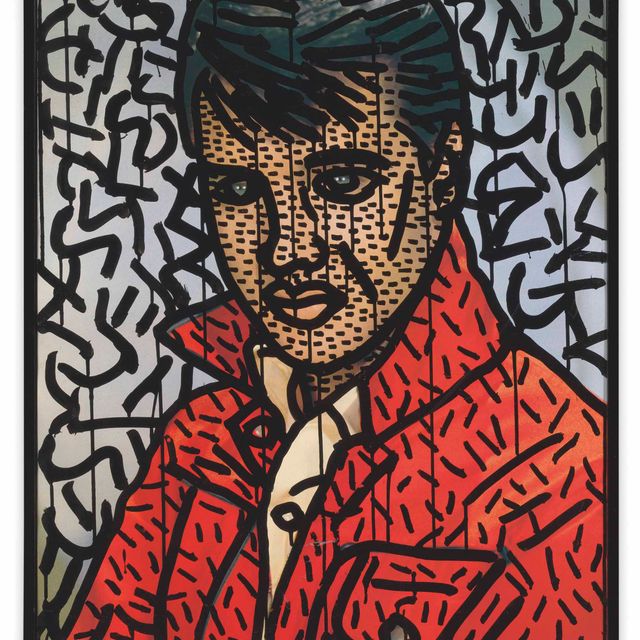 Keith Haring — Без названия (Элвис Пресли)