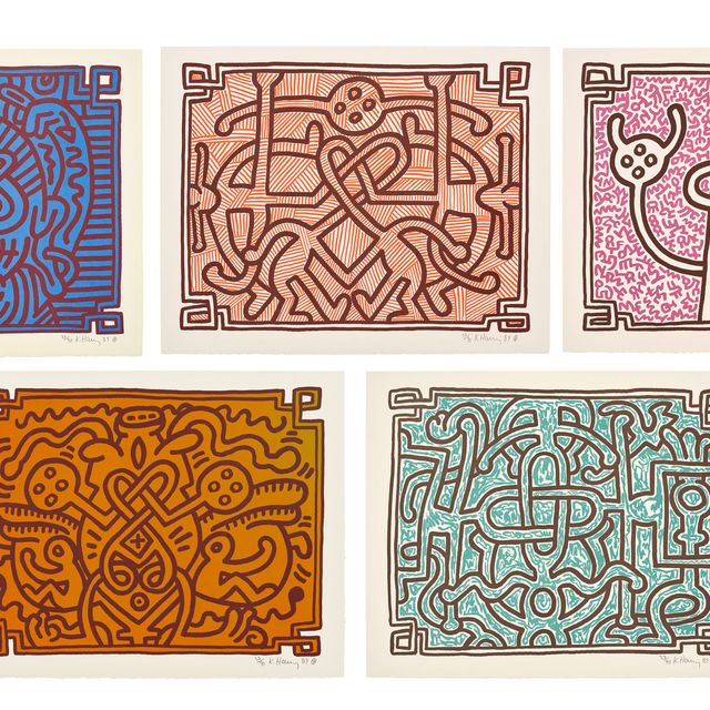 Keith Haring — Шоколадный Будда 1-5
