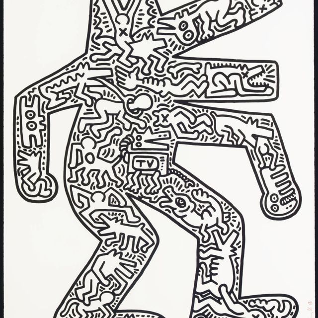 Keith Haring — Собака, изображенная на иконах