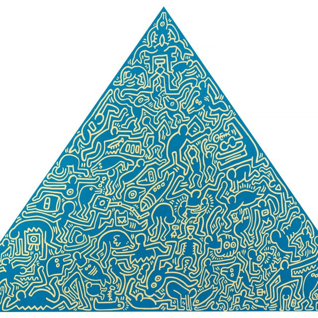 Keith Haring — Пирамиды : один отпечаток