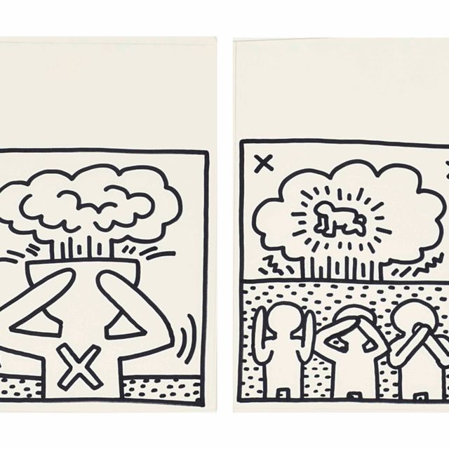 Keith Haring — Рисунки для атомной книги