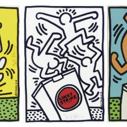 Keith Haring — Lucky Strike : Три тарелки