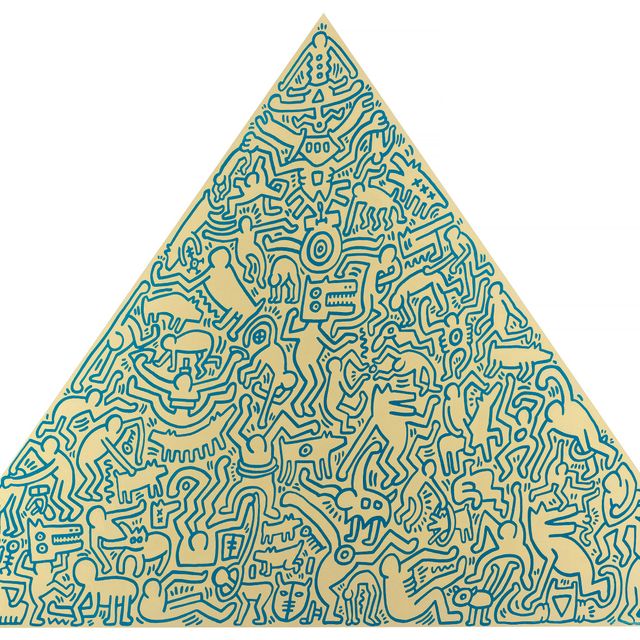 Keith Haring — Пирамиды: один отпечаток