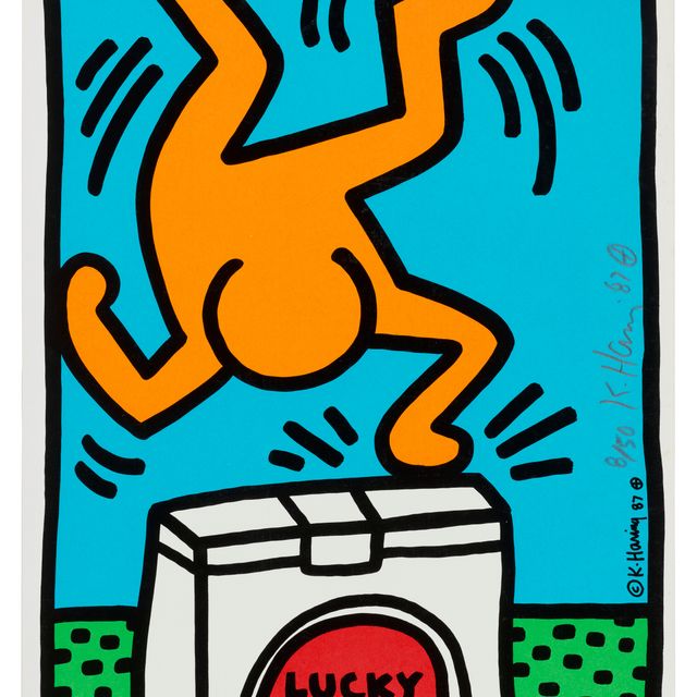 Keith Haring — Один отпечаток от: Lucky Strike