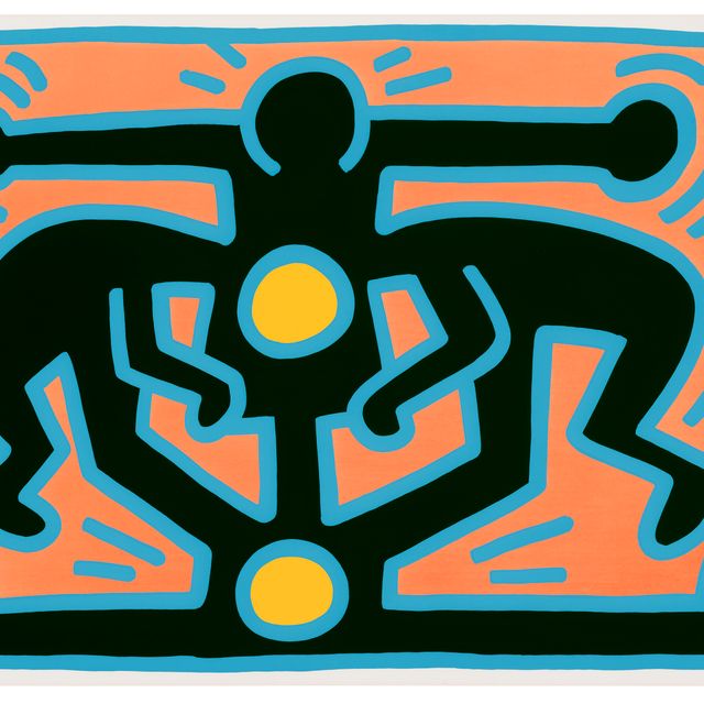 Keith Haring — Одна тарелка, из: Растущего