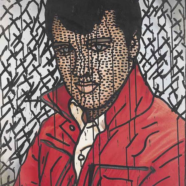 Keith Haring — Элвис Пресли
