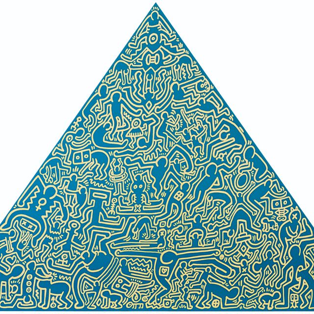 Keith Haring — Пирамида: одна тарелка