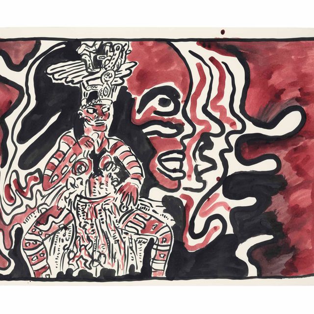 Keith Haring — Грейс Джонс в Парадайз-гараже