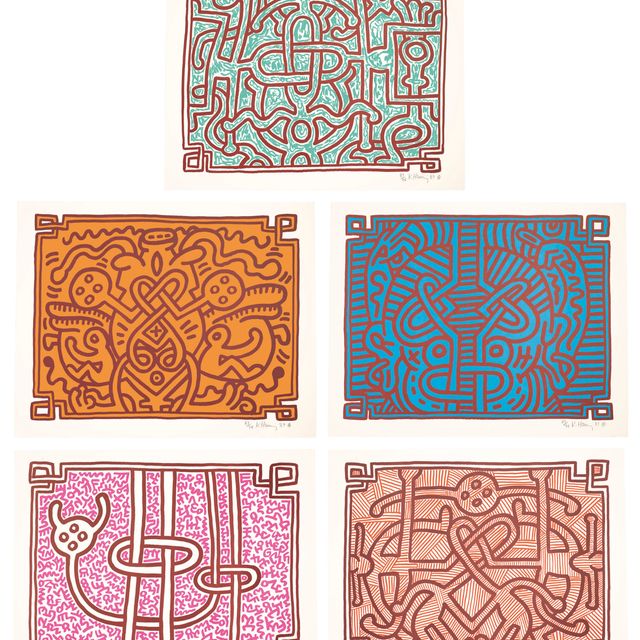 Keith Haring — Шоколадный Будда 1-5