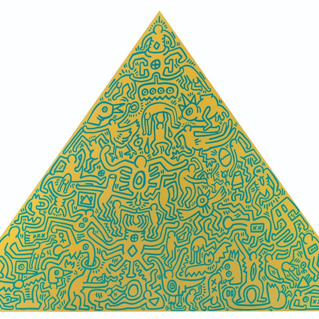 Keith Haring — Пирамида: одна тарелка
