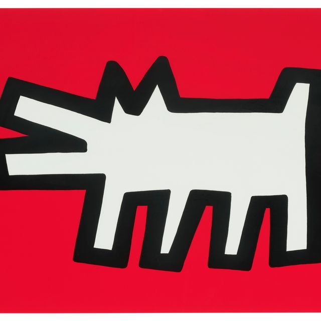 Keith Haring — Значки: один отпечаток