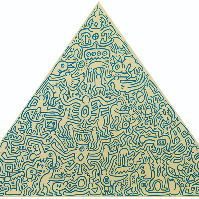 Keith Haring — Пирамида: одна тарелка